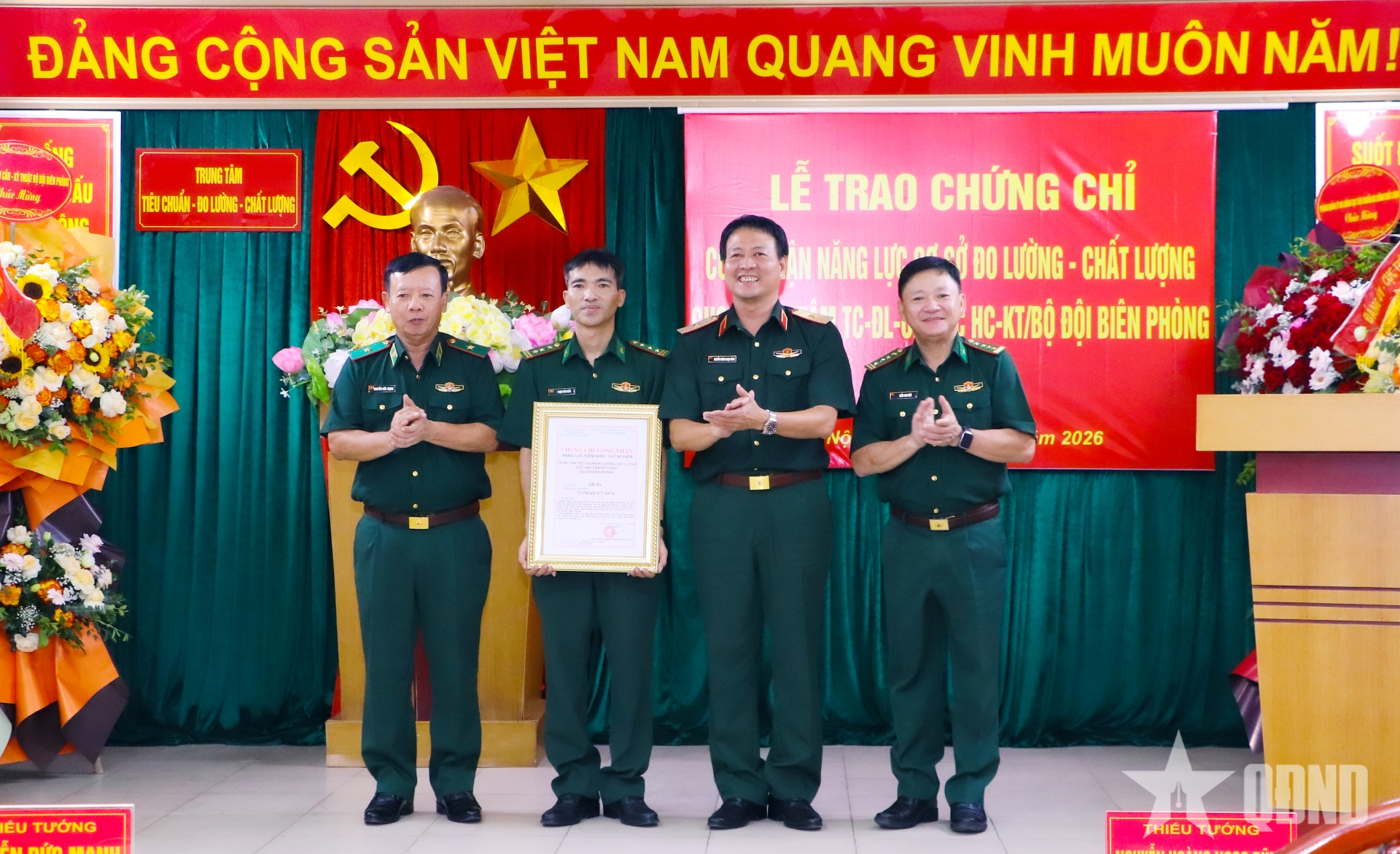 Trung tâm Tiêu chuẩn - Đo lường - Chất lượng của Bộ đội Biên phòng nâng cao năng lực đo lường - chất lượng